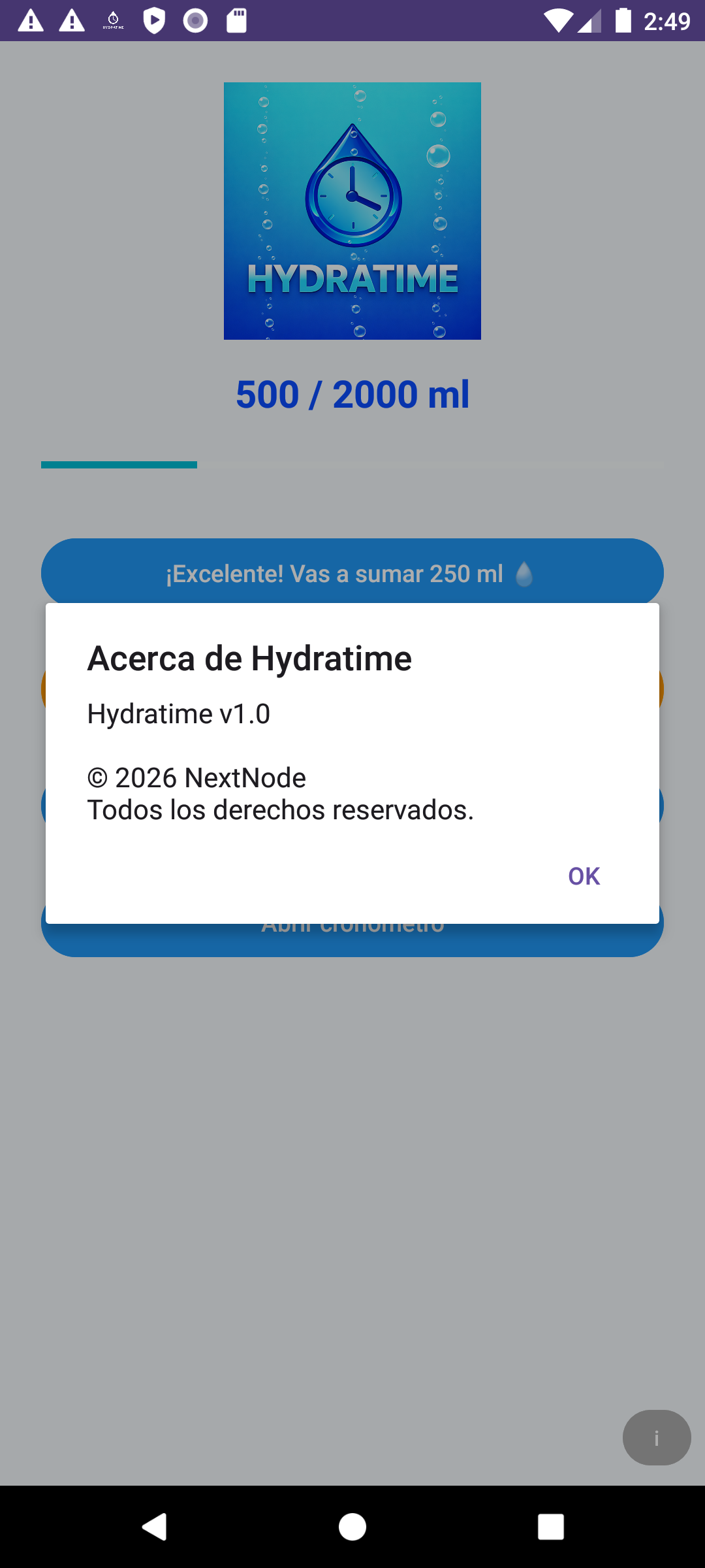 Reporte Hidratación 2